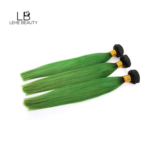 1B-green human hair bundles straight hair 1B-green human hair bundles straight hair