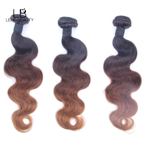 lehe beauty 3 tones human hair body wave bundles lehe beauty 3 tones human hair body wave bundles