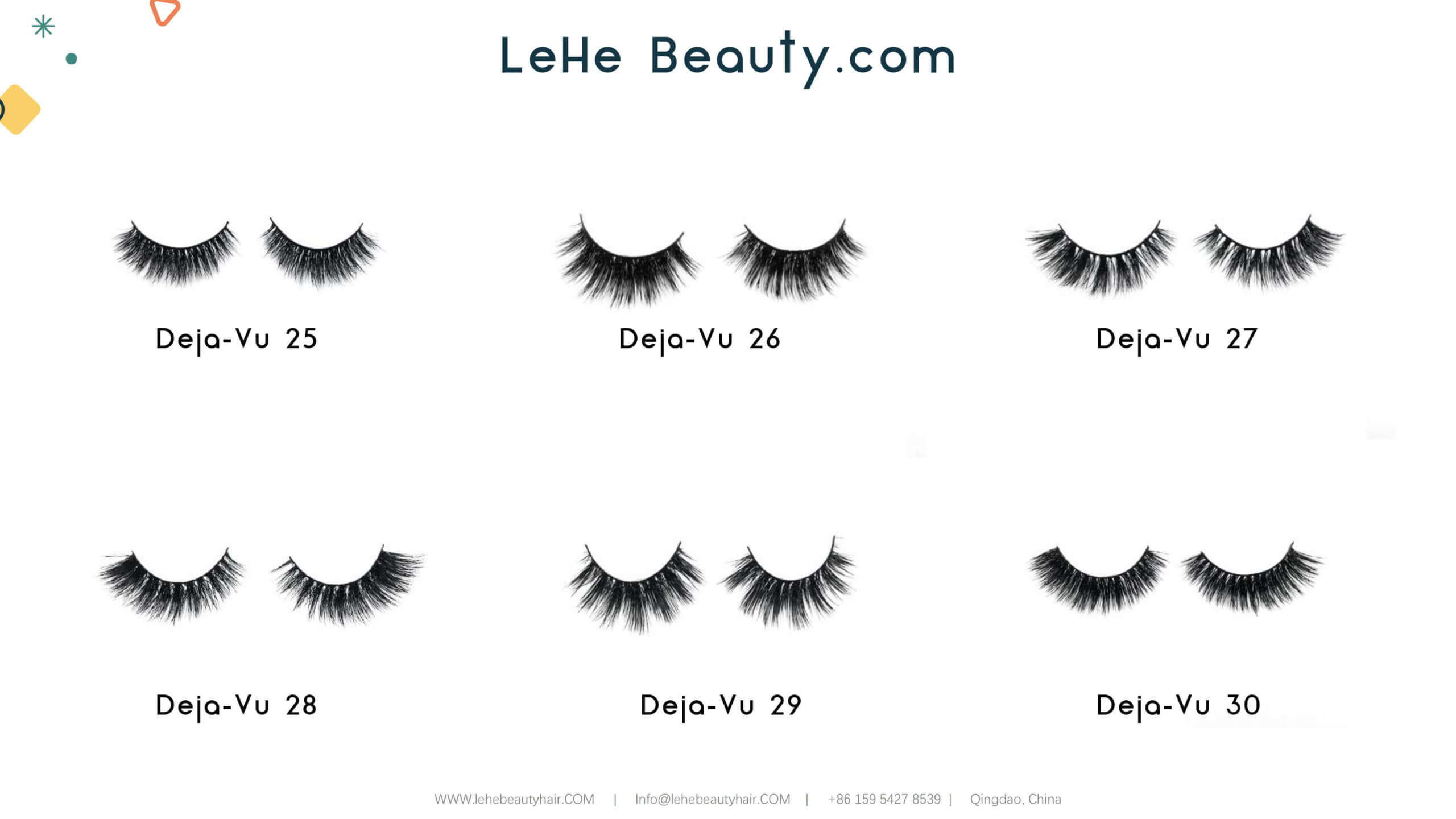 Mink lashes dejavu_04 Wholesale 3d mink lashes dejavu_04