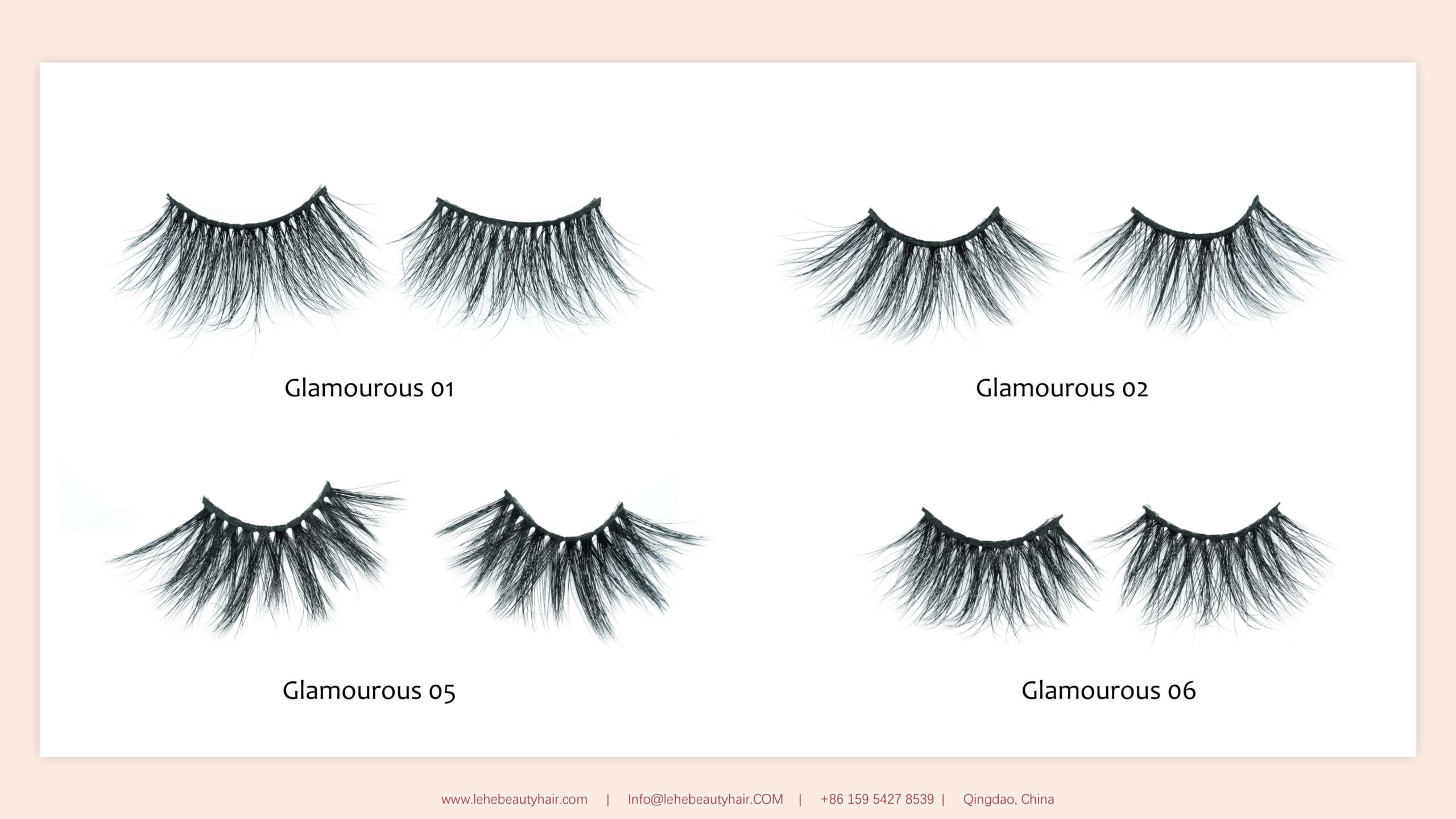 catalog 25mm lashes glamourous series_01 catalog 25mm mink lashes glamourous series